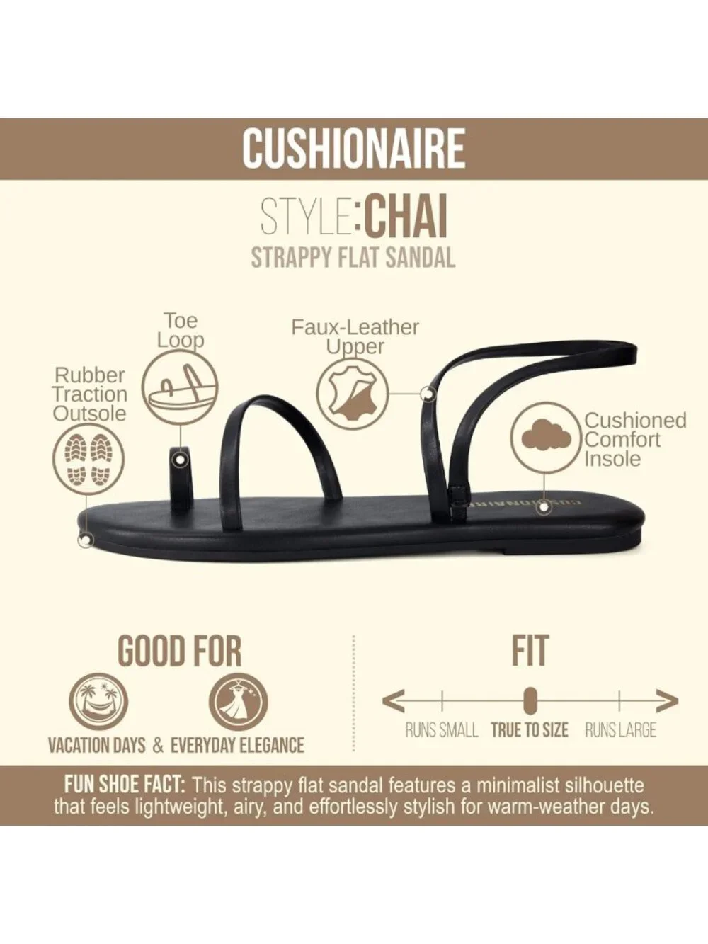 Comfortable Strappy Flip Flops for Women | Casual Sandals with Memory Foam